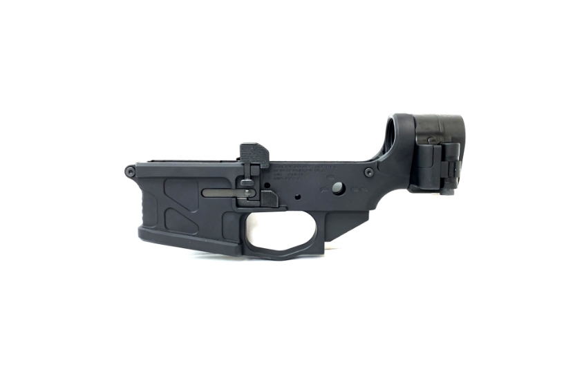 Picture of UIC Stripped Lower Receiver with Law Tactical Folding Adapter