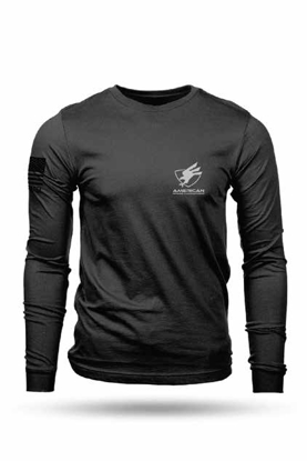 Picture of ADM logo Performance  Long Sleeve T-shirt, Black