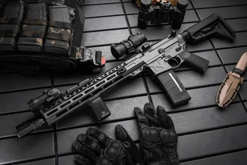 Gun With Other Tactical Gear